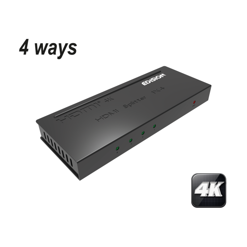 4K HDMI Splitter 1x4-koulioufas
