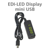 EDI-LED Display mini USB-koulioufas