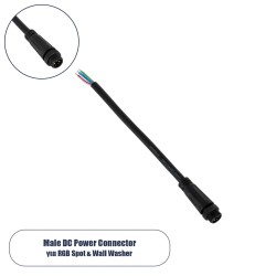 GLOBOSTAR® WWCONNECTOR 90780 5 Pin Σύνδεσμος Τροφοδοσίας για Wall Washers & Προβολείς με Είσοδο 5 x 0.25mm2 & Έξοδο 1 x Θηλυκό Β