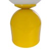 GLOBOSTAR® MAGIC 204-0131 Μοντέρνο Επιτραπέζιο Φωτιστικό Πορτατίφ με Ντουί 1 x E14 AC 220-240V IP20 - Κίτρινο & Λευκό - Μ15 x Π1