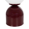 GLOBOSTAR® MAGIC 204-0135 Μοντέρνο Επιτραπέζιο Φωτιστικό Πορτατίφ με Ντουί 1 x E14 AC 220-240V IP20 - Κόκκινο & Λευκό - Μ15 x Π1