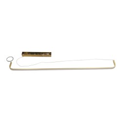 GLOBOSTAR® LINARIA 60923 Μοντέρνο Κρεμαστό Φωτιστικό Οροφής LED 36W 4150lm 180° AC 220-240V IP20 Ρυθμιζόμενο Λευκό CCT με Χειρισ