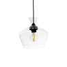 GLOBOSTAR® BALU 206-0039 Μοντέρνο Κρεμαστό Φωτιστικό Οροφής με Ντουί 1 x E27 AC 220-240V IP20 - Διάφανο - Μ22 x Π22 x Υ22cm