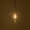 GLOBOSTAR® BALU 206-0039 Μοντέρνο Κρεμαστό Φωτιστικό Οροφής με Ντουί 1 x E27 AC 220-240V IP20 - Διάφανο - Μ22 x Π22 x Υ22cm