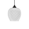 GLOBOSTAR® KEGEL 206-0005 Μοντέρνο Κρεμαστό Φωτιστικό Οροφής με Ντουί 1 x E27 AC 220-240V IP20 - Λευκό - Μ19 x Π19 x Υ19cm