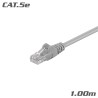 68342 Patch Cable Cat.5e U/UTP CCA Grey 1.00m