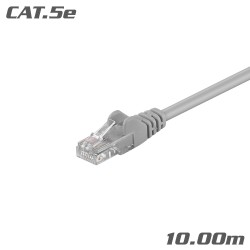 68347 ΚΑΛΩΔΙΟ Patch Cat.5e U/UTP CCA Grey 10.0m