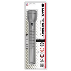 ML300LX-S3RJ6 MAGLITE ML300LX 3x D LED Flashlight urban gray