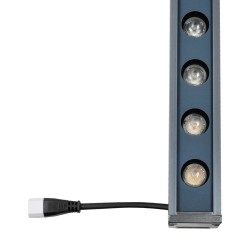 GLOBOSTAR® WASHERMARGO 90152 Μπάρα Φωτισμού Wall Washer LED 24W 2760lm 30° DC 24V Αδιάβροχο IP65 Φυσικό Λευκό 4500K Dimmable - B