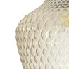 GLOBOSTAR® SKLO 206-0025 Μοντέρνο Κρεμαστό Φωτιστικό Οροφής με Ντουί 1 x E27 AC 220-240V IP20 - Mελί - Μ22 x Π22 x Υ31cm
