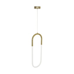 kelvo® GLOW KLV-101-0176 Κρεμαστό Φωτιστικό Οροφής LED 18W 1800lm 360° AC 220-240V IP20 Ρυθμιζόμενο Λευκό CCT με On/Off 2700K/45