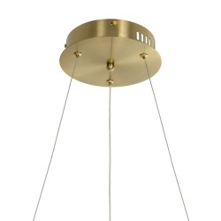 kelvo® GLOW KLV-101-0162 Κρεμαστό Φωτιστικό Οροφής LED 36W 3600lm 360° AC 220-240V IP20 Ρυθμιζόμενο Λευκό CCT με Χειριστήριο από