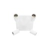 kelvo® SPOTA KLV-101-0147 Κινούμενο Φωτιστικό Σποτ Οροφής για 4 Λάμπες MR16 με Ντουί GU10 AC 220-240V IP20 - Λευκό Ματ - Μ26 x Π