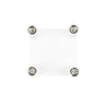 kelvo® SPOTA KLV-101-0147 Κινούμενο Φωτιστικό Σποτ Οροφής για 4 Λάμπες MR16 με Ντουί GU10 AC 220-240V IP20 - Λευκό Ματ - Μ26 x Π