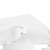 kelvo® SPOTA KLV-101-0147 Κινούμενο Φωτιστικό Σποτ Οροφής για 4 Λάμπες MR16 με Ντουί GU10 AC 220-240V IP20 - Λευκό Ματ - Μ26 x Π
