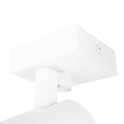 kelvo® SPOTA KLV-101-0135 Κινούμενο Φωτιστικό Σποτ Οροφής για Λάμπα MR16 με Ντουί GU10 AC 220-240V IP20 - Λευκό Ματ - Μ7 x Π6 x 
