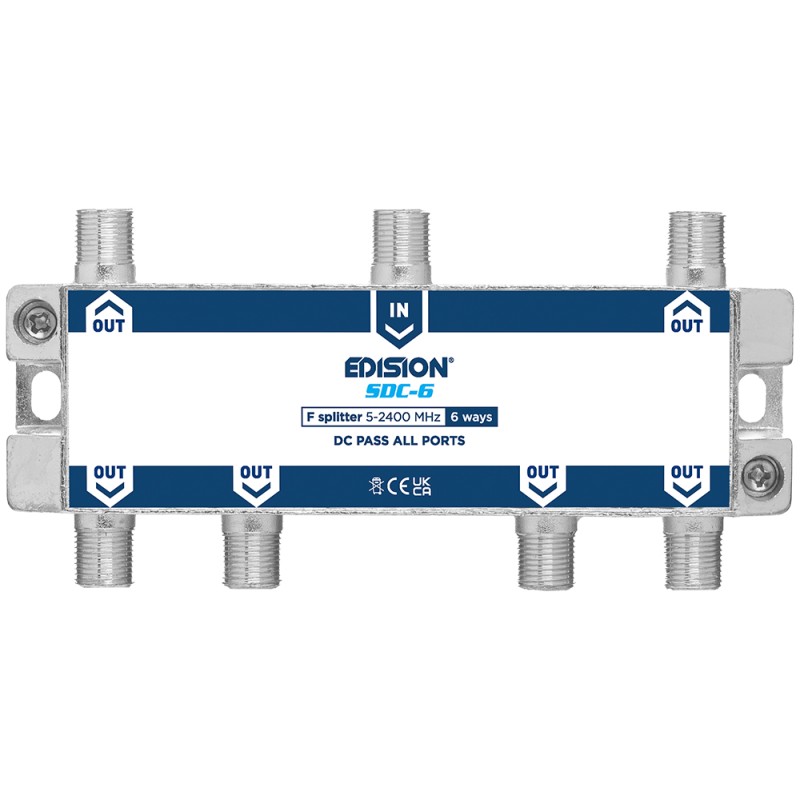 SPLITTER 6 ways F 5-2400Mhz SDC-6