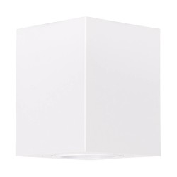 kelvo® AKIRA KLV-101-0029 Κινούμενο Φωτιστικό Downlight Σποτ για Λάμπα MR16 με Ντουί GU10 AC 220-240V IP20 - Λευκό Ματ - Μ8 x Π8