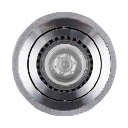 kelvo® AKIRA KLV-101-0026 Κινούμενο Φωτιστικό Downlight Σποτ για Λάμπα MR16 με Ντουί GU10 AC 220-240V IP20 - Νίκελ Βούρτσας - Μ8