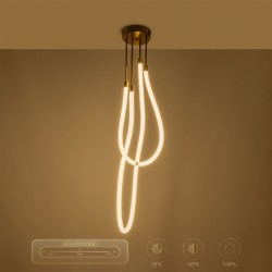 kelvo® GLOW KLV-101-0153 Φωτιστικό Οροφής LED 42W 4200lm 360° AC 220-240V IP20 Ρυθμιζόμενο Λευκό CCT με Χειριστήριο από 2700K έω