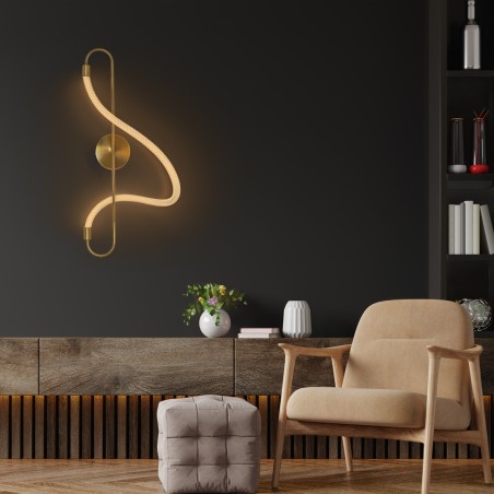 kelvo® GLOW KLV-101-0169 Φωτιστικό Τοίχου / Απλίκα LED 18W 1800lm 360° AC 220-240V IP20 Ρυθμιζόμενο Λευκό CCT με On/Off 2700K/45