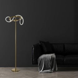kelvo® GLOW KLV-101-0174 Επιδαπέδιο Φωτιστικό LED 30W 3000lm 360° AC 220-240V IP20 Ρυθμιζόμενο Λευκό CCT με Αφή 2700K/4500K/6000