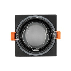 kelvo® EPSILON KLV-101-0047 Χωνευτό Φωτιστικό Downlight Σποτ Μπάνιου για Λάμπα MR16 με Ντουί GU10 AC 220-240V Αδιάβροχο IP65 - Μ