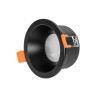 kelvo® SIGMA KLV-101-0041 Χωνευτό Φωτιστικό Downlight Σποτ Μπάνιου για Λάμπα MR16 με Ντουί GU10 AC 220-240V Αδιάβροχο IP65 - Μαύ