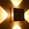 kelvo® ARKOS KLV-101-0112 Φωτιστικό Τοίχου / Απλίκα LED 8W 840lm 15° AC 220-240V Αδιάβροχο IP65 Θερμό Λευκό 2700K - CREE SMD Chi