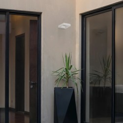 kelvo® AURA KLV-101-0118 Φωτιστικό Τοίχου / Απλίκα LED 7W 875lm 45° AC 220-240V Αδιάβροχο IP65 Θερμό Λευκό 2700K - Bridgelux COB