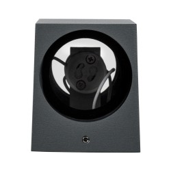 kelvo® BURANO KLV-101-0022 Φωτιστικό Τοίχου / Απλίκα για 2 Λάμπες MR16 με Ντουί GU10 AC 220-240V Αδιάβροχο IP65 - Γκρι Ανθρακί Μ