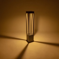 kelvo® GREMO KLV-101-0124 Φωτιστικό Κολωνάκι Κήπου LED 7W 875lm 45° AC 220-240V Αδιάβροχο IP65 Θερμό Λευκό 2700K - Bridgelux COB