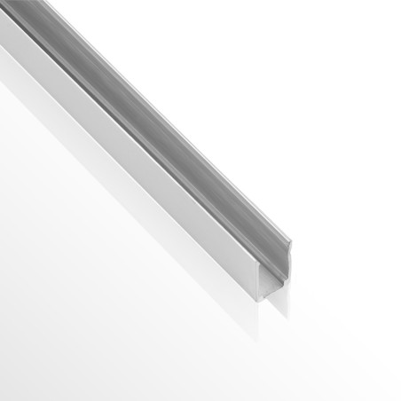 kelvo® NEONPRO KLV-101-0068 Βάση Στήριξης για Neon Flex LED Αδιάβροχο IP65 - Ασημί Ματ - Μ300 x Π0.8 x Υ1.3cm - Πακέτο 5 Τεμαχίω