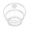 kelvo® VENOM KLV-101-0200-V2 Κρεμαστό Φωτιστικό Οροφής LED 120W 12000lm 120° AC 220-240V IP20 Ρυθμιζόμενο Λευκό CCT με Χειριστήρ