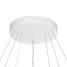 kelvo® VENOM KLV-101-0200-V2 Κρεμαστό Φωτιστικό Οροφής LED 120W 12000lm 120° AC 220-240V IP20 Ρυθμιζόμενο Λευκό CCT με Χειριστήρ