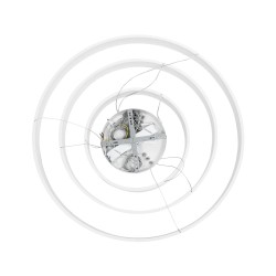 kelvo® VENOM KLV-101-0200-V2 Κρεμαστό Φωτιστικό Οροφής LED 120W 12000lm 120° AC 220-240V IP20 Ρυθμιζόμενο Λευκό CCT με Χειριστήρ