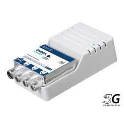 ΕΝΙΣΧΥΤHΣ ΓΡΑΜΜΗΣ LIA-301 5G UHF/VHF 20db 3out IEC