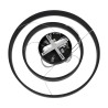kelvo® VENOM KLV-101-0196-V2 Κρεμαστό Φωτιστικό Οροφής LED 75W 7500lm 120° AC 220-240V IP20 Ρυθμιζόμενο Λευκό CCT με Χειριστήριο