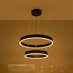 kelvo® VENOM KLV-101-0196-V2 Κρεμαστό Φωτιστικό Οροφής LED 75W 7500lm 120° AC 220-240V IP20 Ρυθμιζόμενο Λευκό CCT με Χειριστήριο