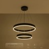 kelvo® VENOM KLV-101-0196-V2 Κρεμαστό Φωτιστικό Οροφής LED 75W 7500lm 120° AC 220-240V IP20 Ρυθμιζόμενο Λευκό CCT με Χειριστήριο