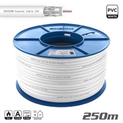 ΚΑΛΩΔΙΟ Coaxial ICX-250 CCS AL Eca PVC Λευκό 250m
