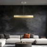 kelvo® VENOM KLV-101-0191 Κρεμαστό Φωτιστικό Οροφής LED 67W 6700lm 120° AC 220-240V IP20 Ρυθμιζόμενο Λευκό CCT με Χειριστήριο απ