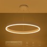 kelvo® VENOM KLV-101-0191 Κρεμαστό Φωτιστικό Οροφής LED 67W 6700lm 120° AC 220-240V IP20 Ρυθμιζόμενο Λευκό CCT με Χειριστήριο απ