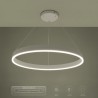 kelvo® VENOM KLV-101-0191 Κρεμαστό Φωτιστικό Οροφής LED 67W 6700lm 120° AC 220-240V IP20 Ρυθμιζόμενο Λευκό CCT με Χειριστήριο απ