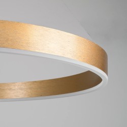 kelvo® VENOM KLV-101-0192 Κρεμαστό Φωτιστικό Οροφής LED 67W 6700lm 120° AC 220-240V IP20 Ρυθμιζόμενο Λευκό CCT με Χειριστήριο απ