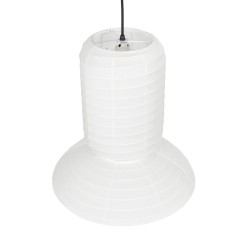 GLOBOSTAR® ROMINA 62002 Μοντέρνο Κρεμαστό Φωτιστικό Οροφής με Ντουί 1 x E27 AC 220-240V IP20 - Λευκό - Μ40 x Π40 x Υ42.5cm