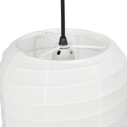 GLOBOSTAR® ROMINA 62002 Μοντέρνο Κρεμαστό Φωτιστικό Οροφής με Ντουί 1 x E27 AC 220-240V IP20 - Λευκό - Μ40 x Π40 x Υ42.5cm
