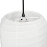 GLOBOSTAR® ROMINA 62002 Μοντέρνο Κρεμαστό Φωτιστικό Οροφής με Ντουί 1 x E27 AC 220-240V IP20 - Λευκό - Μ40 x Π40 x Υ42.5cm