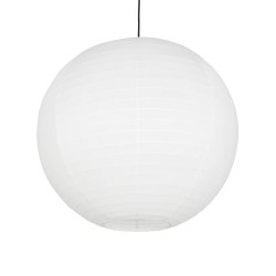GLOBOSTAR® ROMINA 62005 Μοντέρνο Κρεμαστό Φωτιστικό Οροφής με Ντουί 1 x E27 AC 220-240V IP20 - Λευκό - Μ60 x Π60 x Υ55cm