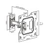 JL42859/Extra JollyLine TV WALL MOUNT 23-42 Motion 30kg